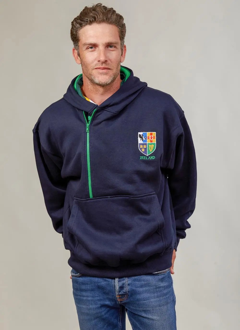 Ireland Four Provinces Half Zip Hoodie Blarney